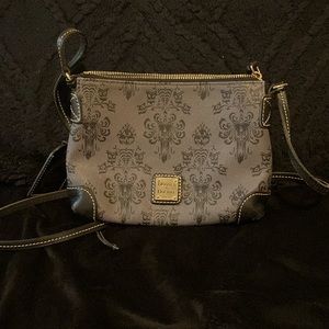 Dooney & Bourke Disney Haunted Mansion Wallpaper Cross Body without tags